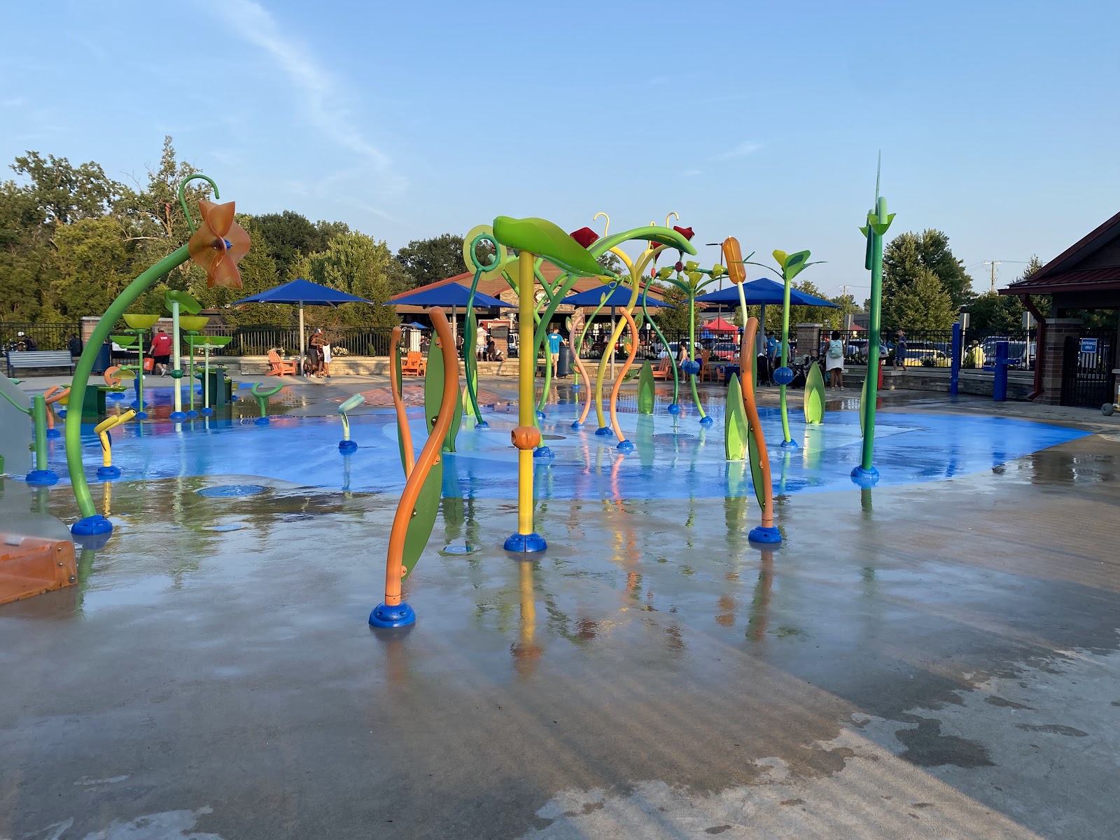 Dodge Park Splash Pad in Sterling Heights