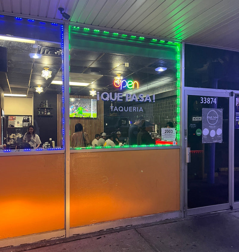 Que Pasa Taqueria in Sterling Heights